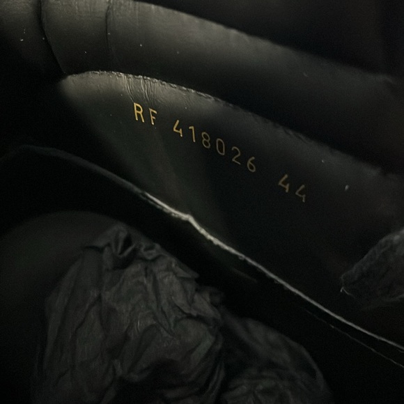 SAINT LAURENT PARIS Alpha Sigma Red High Top Sneakers - Picture 7 of 13